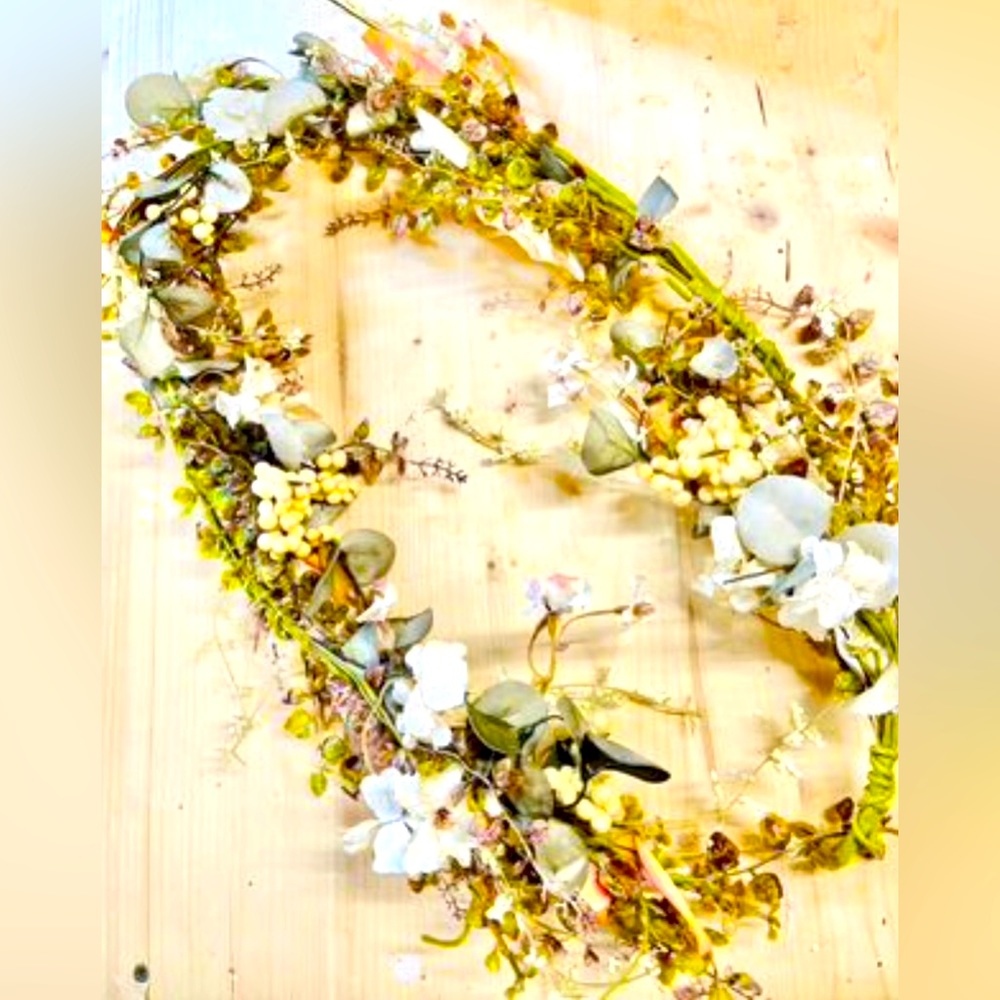 *Mixed Cream Fall Floral Garland